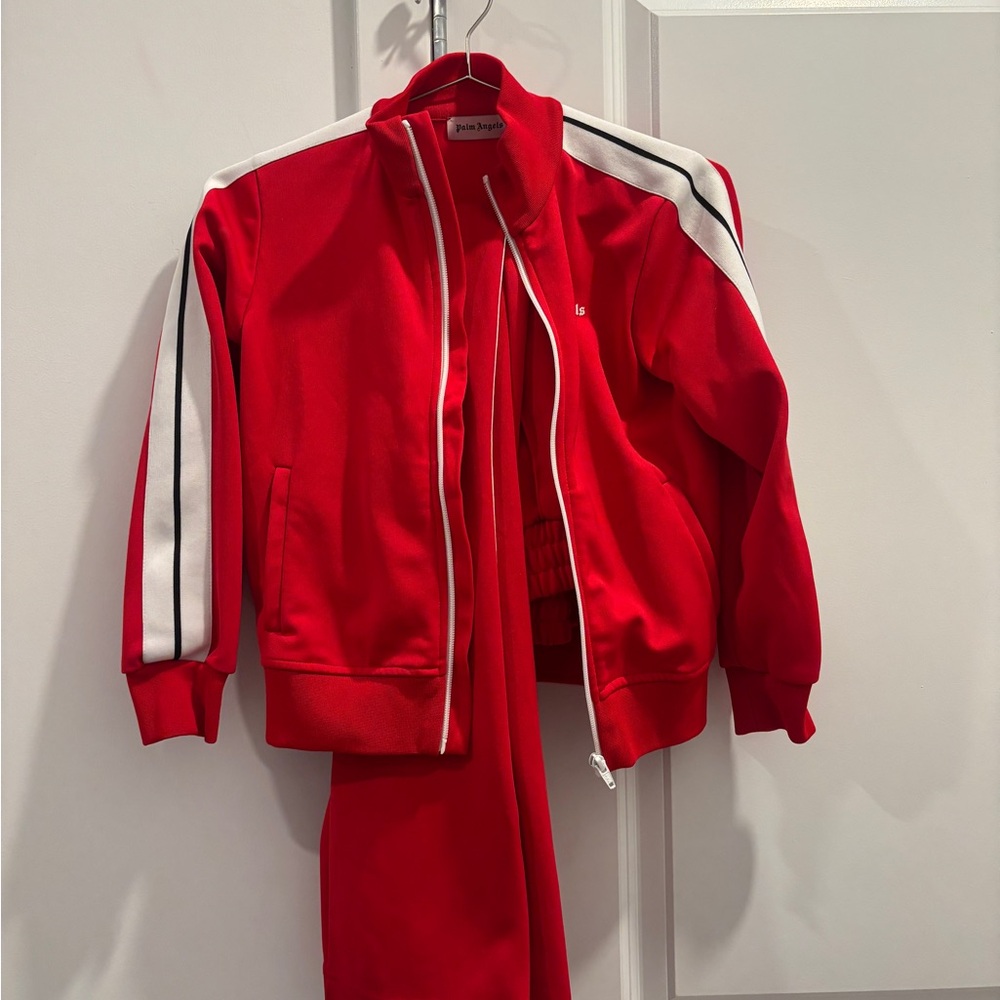 Palm Angels Vibrant Red Tracksuit
